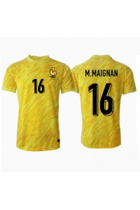 Fotbalové Dres Francie Mike Maignan #16 Brankářské Domácí Oblečení ME 2024 Krátký Rukáv